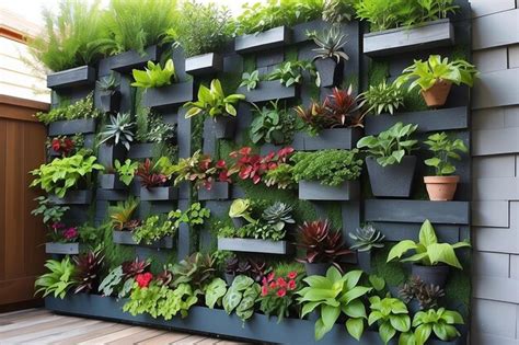 Premium AI Image | DIY Vertical Garden Wall