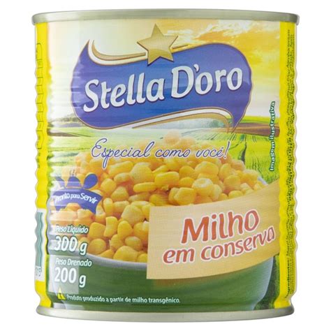 Milho Verde Em Conserva Stella D Oro Lata 200g Super Veneza Cruzeiro 811