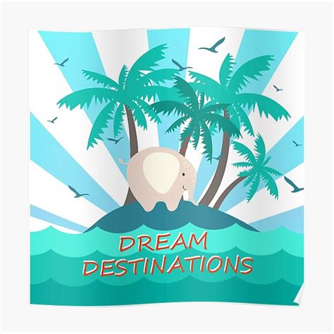 "Dream destinations hand drawn vector picture, travel concept" Poster for Sale by Familyshmot ...