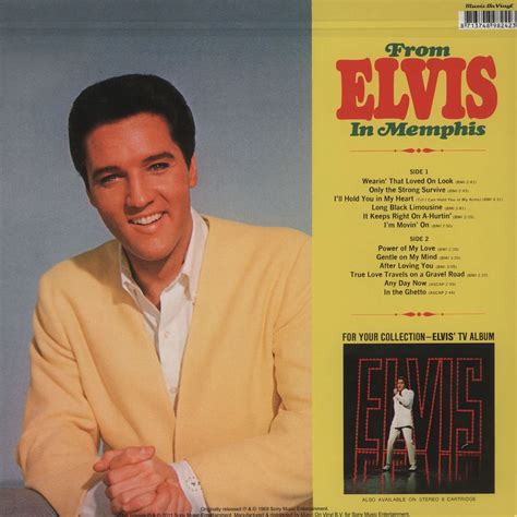 Elvis Presley From Elvis In Memphis Vinyl Lp 2011 Eu Original