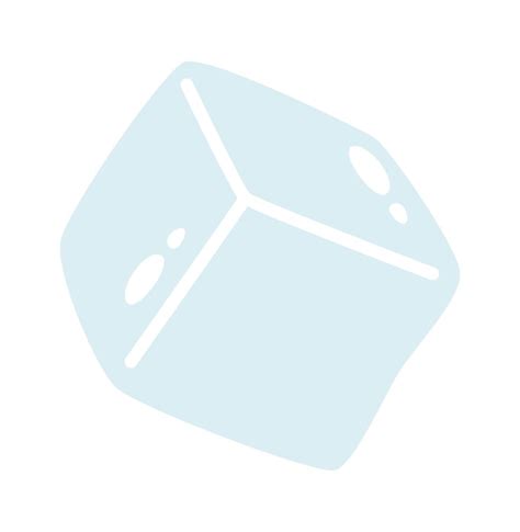 Icono De Cubo De Hielo Vector Premium