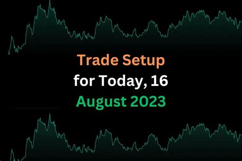 Stock Market Live Today Trade Setup For 16 August 2023 Trader Singh