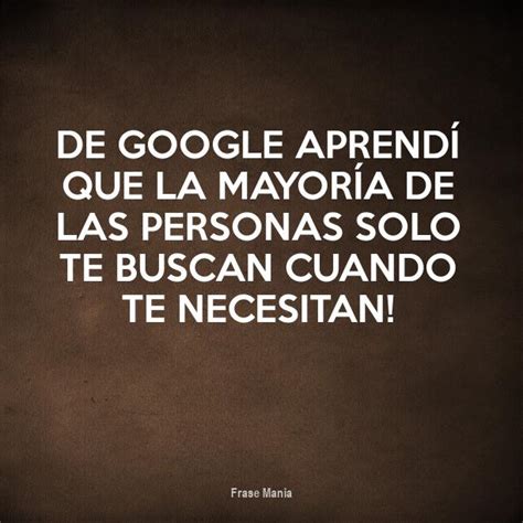 Cartel para De Google aprendí que la mayoría de las personas solo te