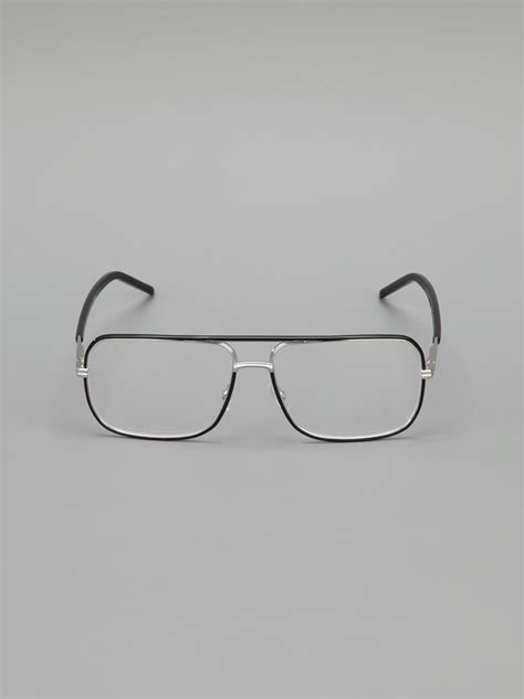 Dior Homme Square Frame Glasses Farfetch Glasses Frames Trendy