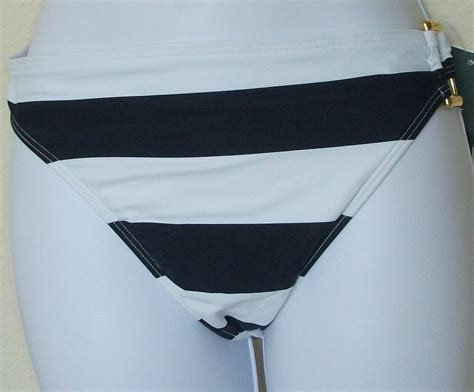 Nwt Ralph Lauren One Side Buckle Hipster Swim Bikini Bottom Pant