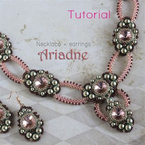 Tutorial For Beadwoven Necklace Miora Pdf Beading Pattern Etsy