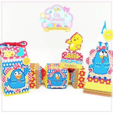 Kit Festa Galinha Pintadinha Itens Elo Produtos Especiais