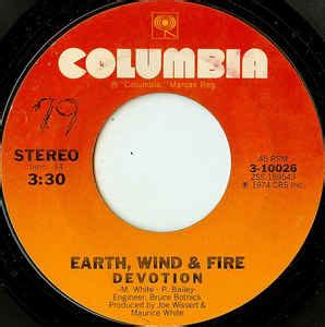 Earth Wind Fire Devotion Vinyl Rpm Single Stereo Discogs