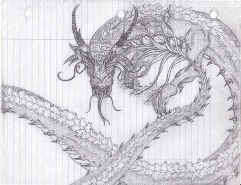 Eastern Dragon Sketch Thesis By Anyuiite On Deviantart