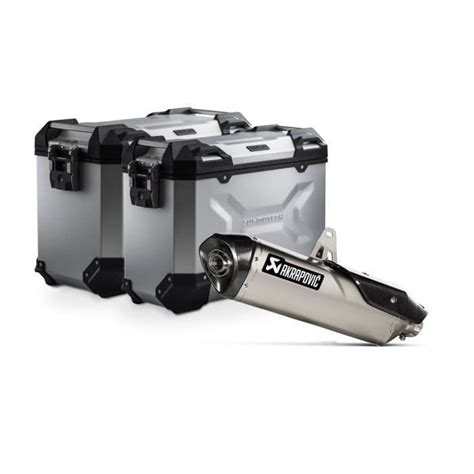 Paire De Valises Sw Motech Trax Adv Akrapovic Triumph Tiger