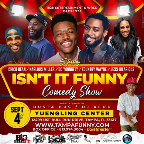 DC Young Fly, Kountry Wayne, Karlous Miller, Jess Hilarious & Chico Bean: Isn't It Funny Comedy ...