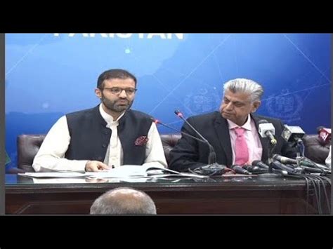 LIVE Federal Caretaker Information Minister Murtaza Solangi Press