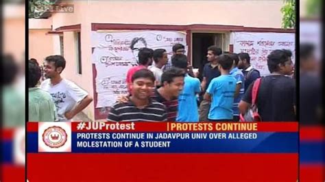 Jadavpur University Protests Students Stop Registrar From Entering Office