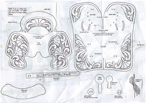 Tandy Mini Roper Saddle Pdf Patterns And Templates