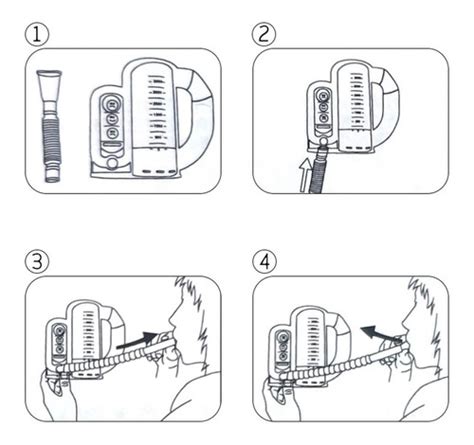 Inspirometro Incentivo Ejercitador Pulmonar Volumetrico 5000 ONLINEORTO