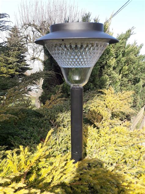 Duża Ogrodowa Lampa LED SOLARNA KINKIET 2w1 7325267078 oficjalne