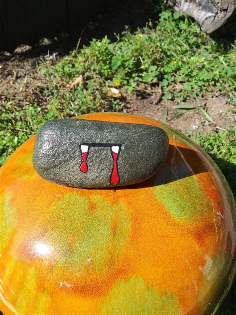 Hand-painted Lake Michigan rocks for Halloween | Etsy