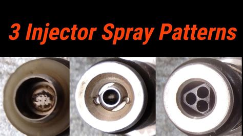 3 Different Injector Spray Patterns YouTube