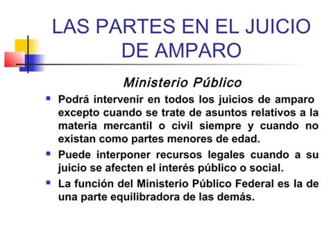 Principios Rectores Del Juicio De Amparo Ppt