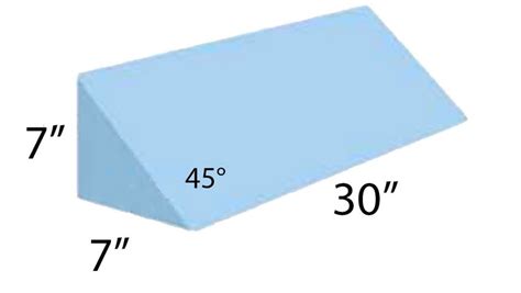 Alimed Vinyl Covered 45 Degree Large Positioning Wedge