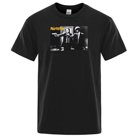 Buy 2023 Summer New Mens T Shirts Movie Pulp Fiction Man T Shirts