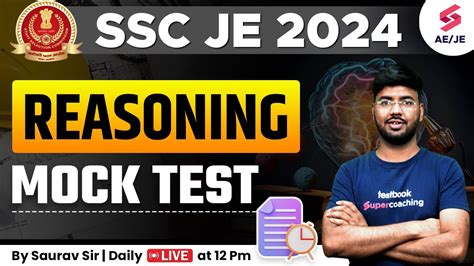 Ssc Je 2024 Reasoning Mock Test 6 Reasoning For Ssc Je 2024 Ssc Je