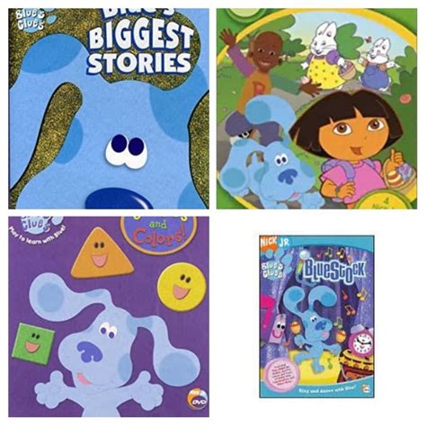 Blue's Clues Shape & Colors DVD Nick Jr Celebrate Spring DVD Blue's Clues Biggest Stories DVD ...