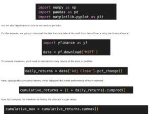 How To Calculate The Drawdown In Python For Your Trading Strategy