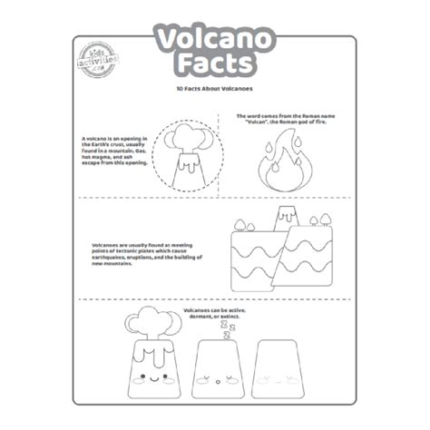 Fun Volcano Facts For Kids To Print And Learn | Kids Activities Blog