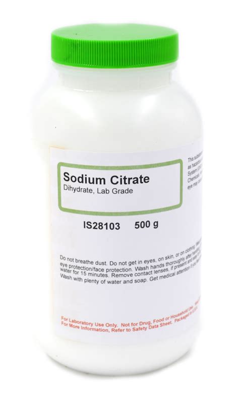 Lab Grade Sodium Citrate Dihydrate G The Curated Chemical