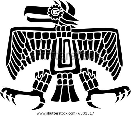 Aztec Eagle - Aztec Or Mayan Eagle Deity, A Symbol Of Strength ...