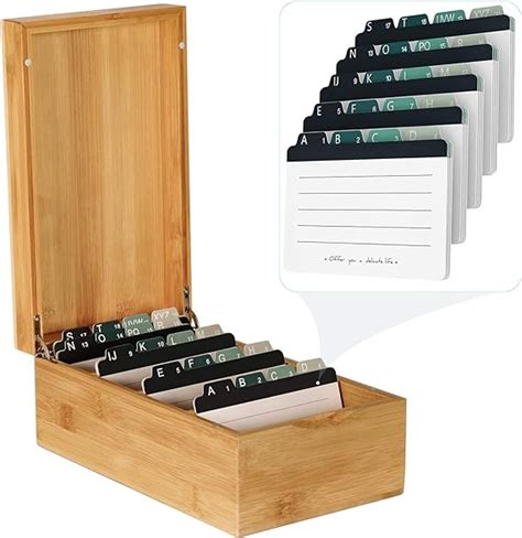 Amazon MaxGear Index Card Holder 3 X 5 Inch Index Card Organizer