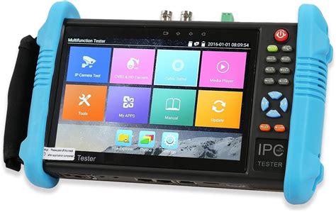 BW 7 Inch IPS Touch Screen H 265 4K IPC 9800 ADH Plus IP Camera Tester