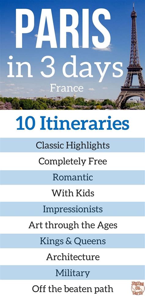 3 days in Paris (France) - 10 itineraries + tips