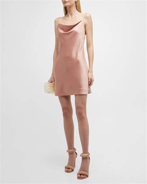 Alice Olivia Cruz Spaghetti Strap Mini Dress Neiman Marcus