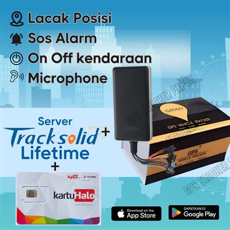 Gps Tracker Mobil Gt N Original Concox Tracksolid Lifetime Lazada