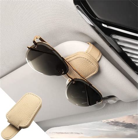 Sufilux Sunglass Holder For Car Visor Magnet Adsorbed Sunglasses