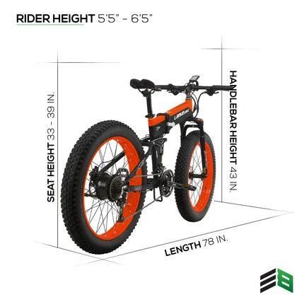 Lankeleisi T Plus V Ah W Folding Fat Tire Electric Bike