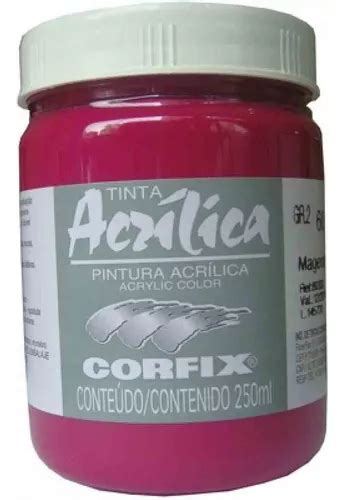 Pintura Acr Lica Corfix Ml Magenta G Mercadolibre