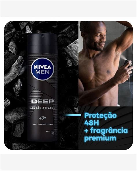 Riachuelo Desodorante Antitranspirante Aerosol Nivea Ml Deep Original