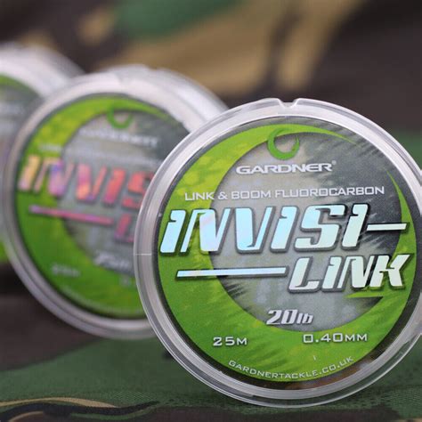 Gardner Tackle Invisi Link Fluorocarbon Hooklink Carp Coarse Fishing