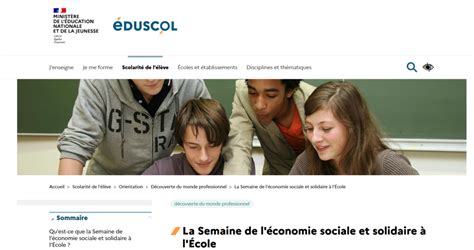 Eduscol valorise la Semaine de lESS à lEcole 2023 La Semaine de l