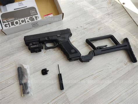 лицензионный GLOCK-17 gen.3 umarex (GHK) со стальным затвором, купить