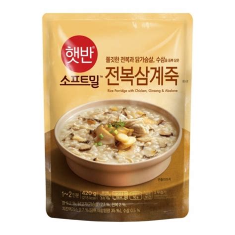 Cj Hetbahn Korean Advanced Porridge Series G Shopee Singapore