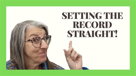 Setting The Record Straight LIVE Show YouTube