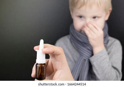 Runny Nose Treated Medicine Nasal Spray Stock Photo 1664244508 | Shutterstock