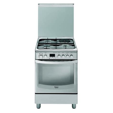 HOTPOINT ARISTON CX61SFAXF HAS Cuisinière table mixte gaz électrique