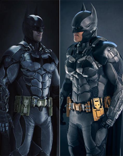 My Batsuit Compared With Alessandro Baldasseronis Cinematic Render R