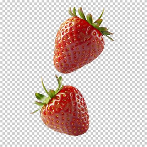 Premium PSD Strawberry Fruit Isolated On Transparent Background