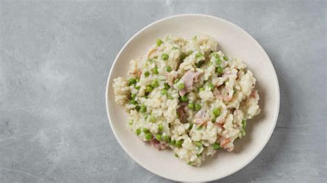 Risotto Au Parmesan Et Au Jambon Un Plat Italien Classique Et